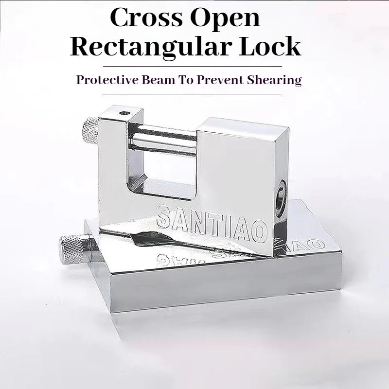 Multifunctional Keyed Padlock – Waterproof, Anti-Rust, Anti-Theft Door & Window Lock with 3 Keys