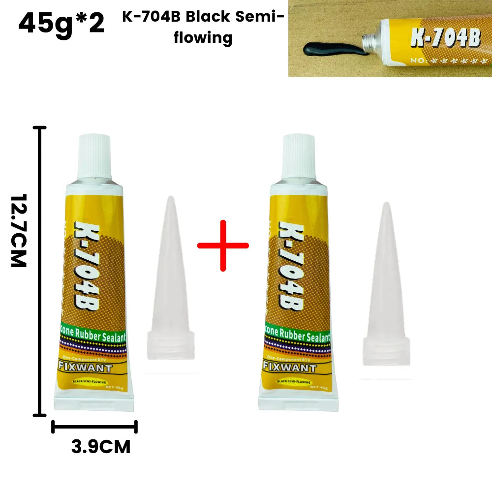 K-703/704/705/706 RTV Silicone Adhesive - 45g Industrial Rubber Sealant for Electronics & Components