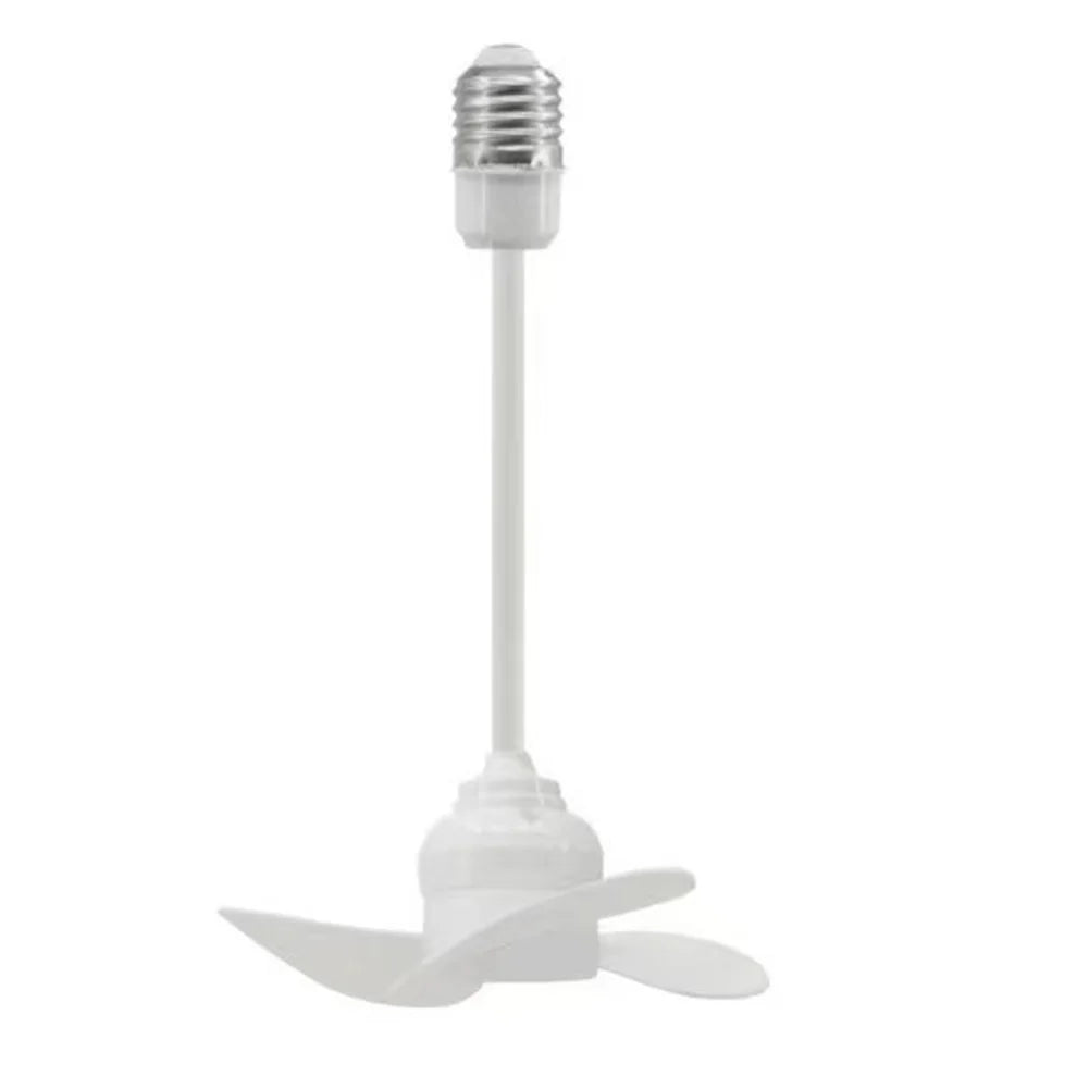 Compact E27 Ceiling Fan - Quiet Brushless Motor for Efficient Air Circulation
