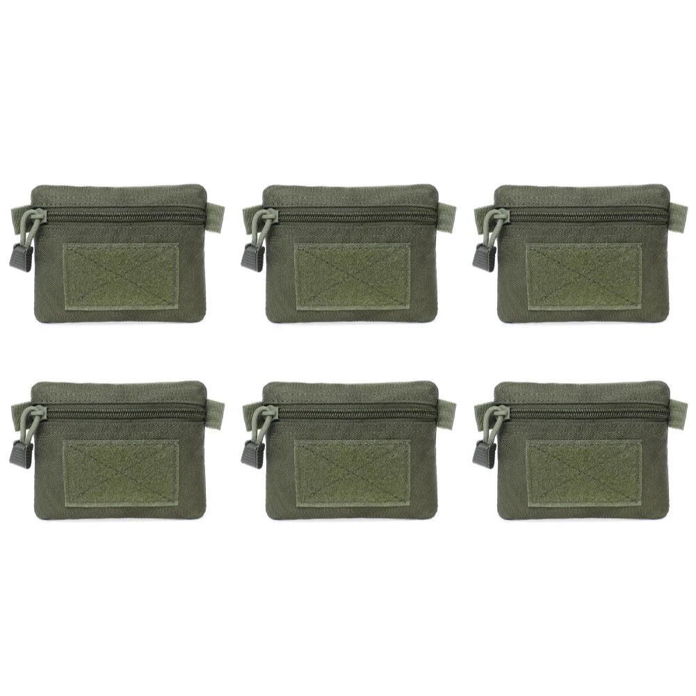 Outdoor Waterproof EDC Molle Wallet — Portable Travel Zipper Waist Pouch for Camping, Hiking & Hunting