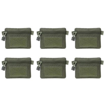 Outdoor Waterproof EDC Molle Wallet — Portable Travel Zipper Waist Pouch for Camping, Hiking & Hunting