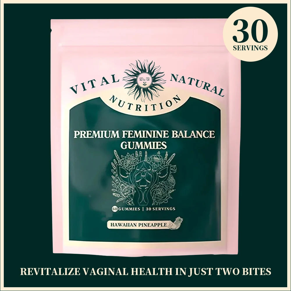 Vital Source Feminine Balance Gummies — Hawaiian Pineapple Flavor Women’s Wellness Supplement