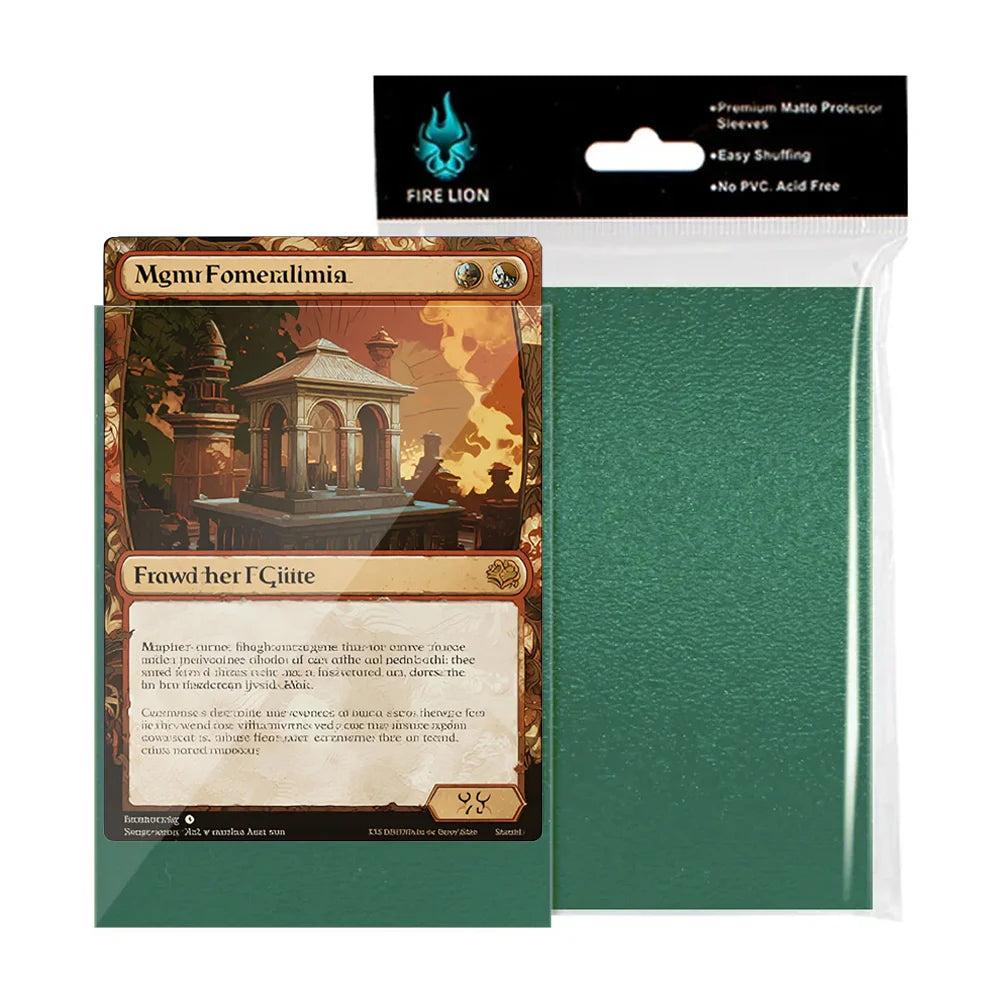 100Pcs 66×91mm Trading Card Sleeves - Soft Penny Sleeves for MTG, Yu-Gi-Oh! & Baseball Cards