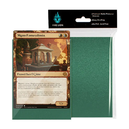 100Pcs 66×91mm Trading Card Sleeves - Soft Penny Sleeves for MTG, Yu-Gi-Oh! & Baseball Cards
