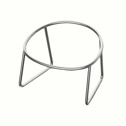 304 Stainless Steel Raised Cat Bowl - 15° Elevated Tilted Design for Cats and Puppies