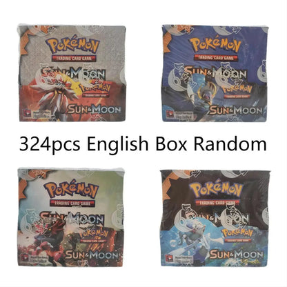 324/360 Pcs Pokemon Card Set – SCARLET and VIOLET 151, Obsidian Flames, PALDEAN FATES, Ultra Prism English Booster Cards for Battle and Collection