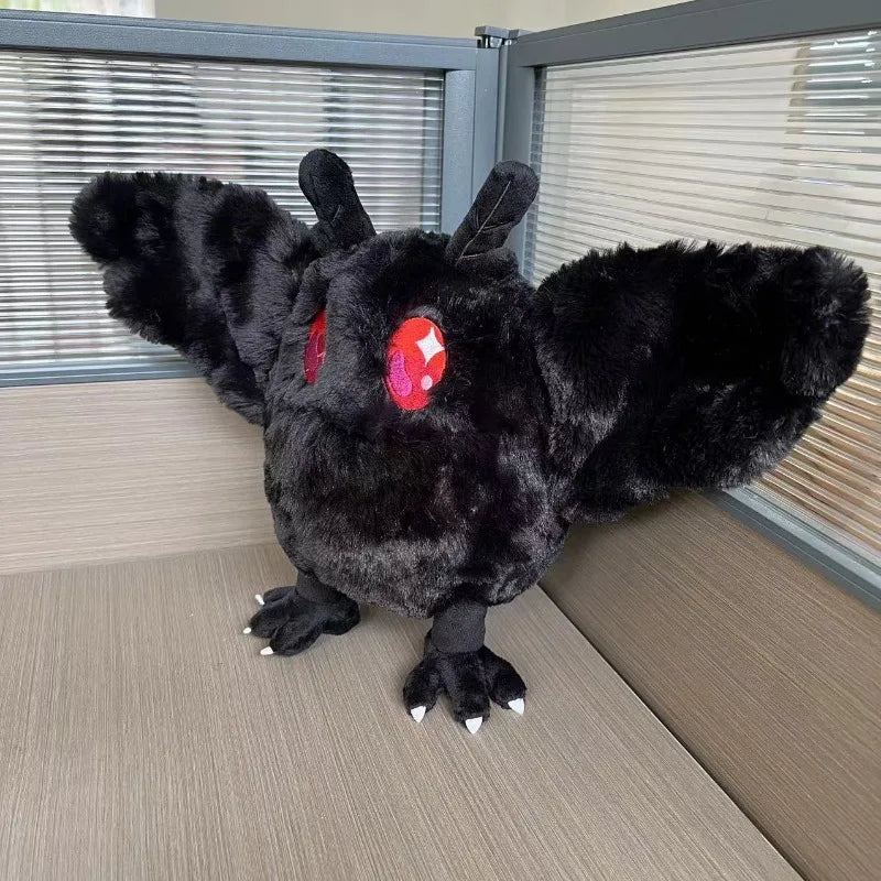 28cm New Mothman Plush Toy – Soft Cartoon Horror Stuffed Doll, Holiday & Festival Gift for Birthday