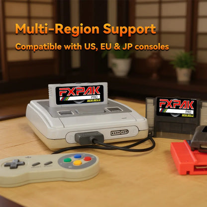 FXPAK Pro SD2 Rev.Z Game Cartridge – 16-Bit SNES/Super Famicom JP/EU/US Console, SA1 RPG Compatible with Cyclone IV