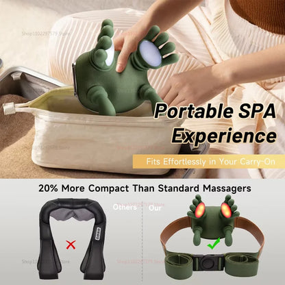 Trapezius Cervical Neck & Shoulder Massager – Kneading Neck Pain Relief and Neck Protection Device