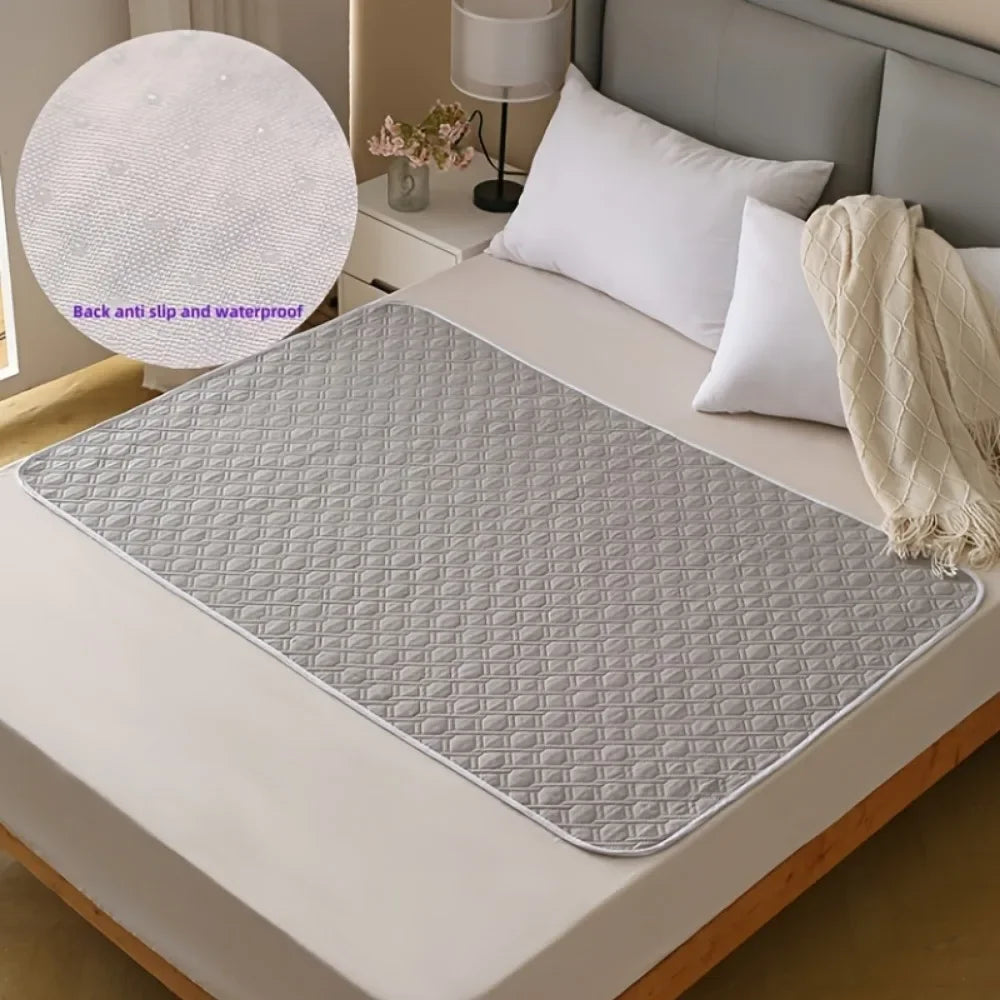 Breathable Waterproof Urine Mattress – Washable Cotton Bed Cushion for Nursing & Diaper Care, Extra Large Size