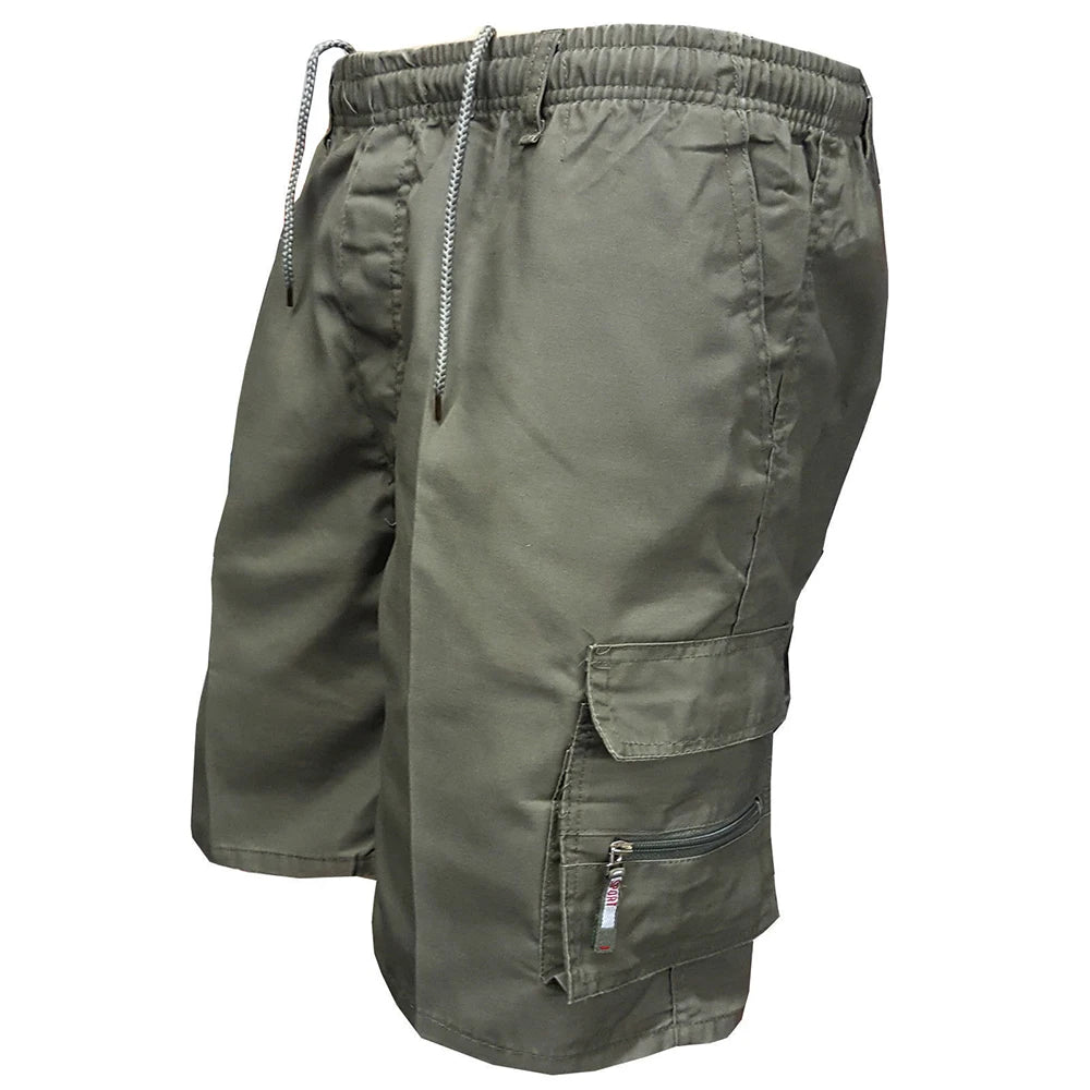 Men's Tactical Cargo Shorts - Camouflage Military Pocket Shorts for Hiking, Sports & Casual Wear