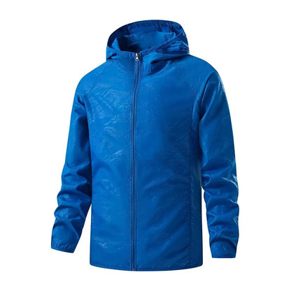 LNGXO Waterproof Hiking Jackets for Men & Women – Sun Protection Windbreaker, Camping, Climbing, and Outdoor Rain Coat, Unisex Portable Gear