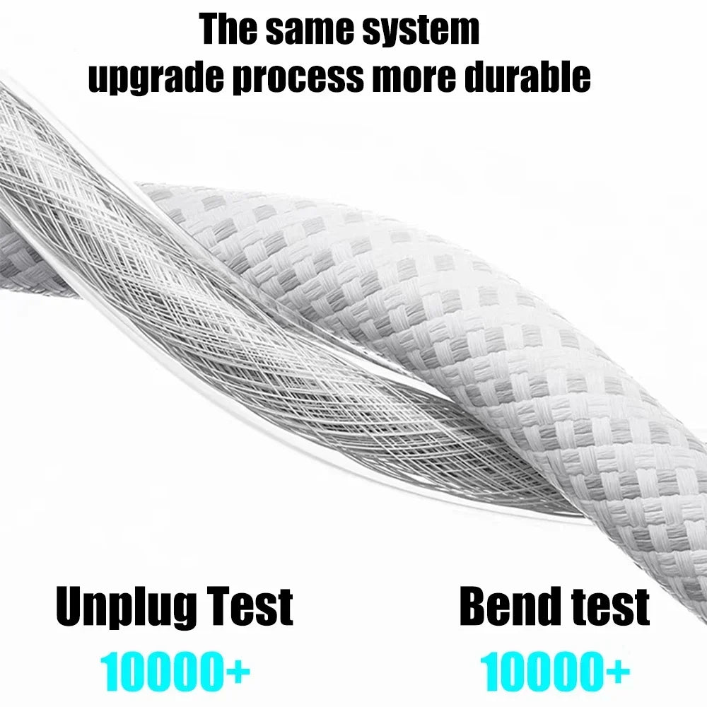 Nylon Braided USB-C Fast Charging CarPlay Cable for iPhone 15/15 Pro/15 Pro Max/15 Plus