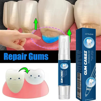 Gum Repair Care Gel | Sore Gums Relief & Deep Teeth Cleaning Serum for Stains, Tartar & Dental Health