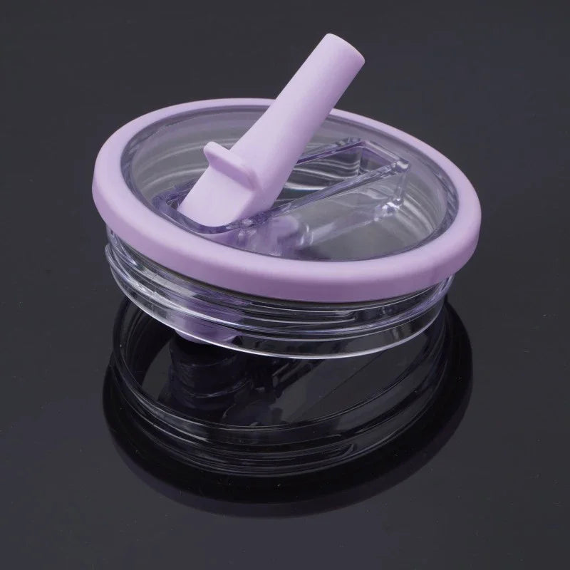 Spill-Proof Cup Cover for Stanley 40oz – Replaceable Environmental Protection Spiral Straw Cover Accessory