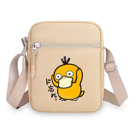 Pokemon Pikachu Cartoon Shoulder Bag – Large Crossbody Messenger Bag for Boys & Girls School Handbag