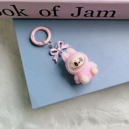 Kawaii Plush Keychain – Cute Aesthetic Bag Charm for Women, Wedding & Party Gifts