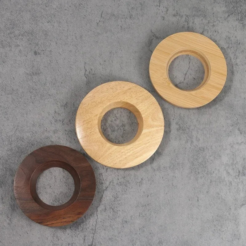 Wooden Coffee Filter Stand for Pour Over Brewing, Durable Cone Dripper Holder for Origami Coffee Filters Home Barista Accessory