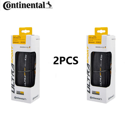 Continental Ultra Sport III Grand Sport Race Bike Tire – 700x23C/25C/28C Folding Road Bicycle Tyre