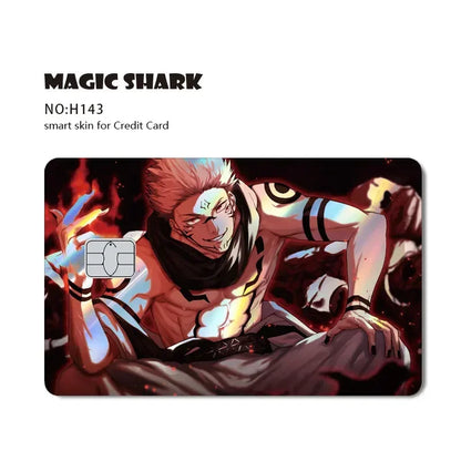 Magic Shark Evil FBI Holographic Laser Money & Card Sticker – Shiny Credit, Bank, Debit Film Cover