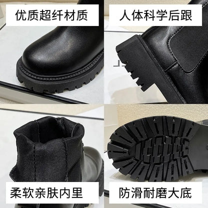 2024 Chelsea Boots – New Thick-Soled Women's Short Boots, Fashionable Autumn & Winter Shoes