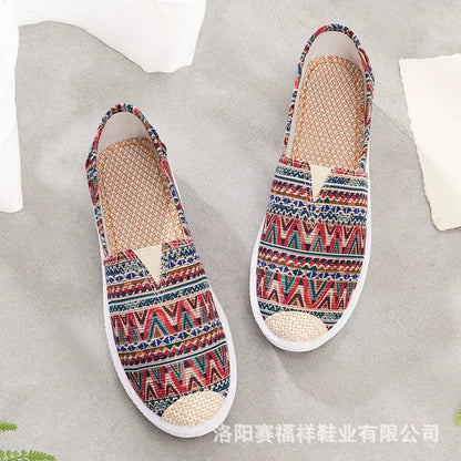 Women’s Summer Mesh Flat Shoes - Breathable Lightweight Slip-On Loafers & Casual Comfort Sneakers