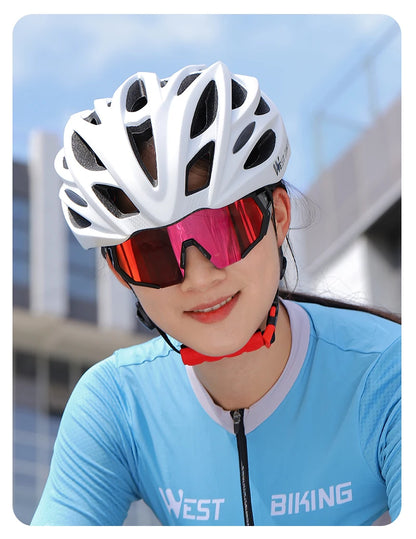 WEST BIKING Ultralight Cycling Helmet - Integrated Molding MTB & Road Bike Helmet for Men & Women