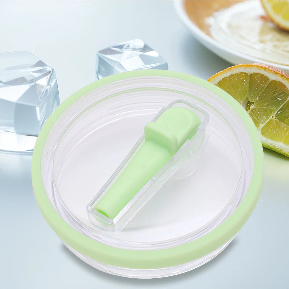 40oz Tumbler Flip Straw Lid – Spill-Proof, Reusable Replacement Cover for Stanley Cups
