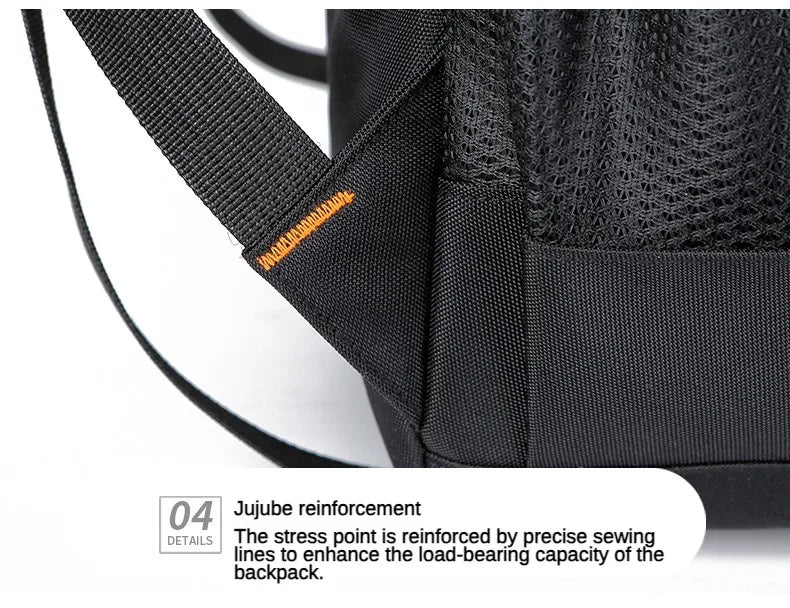 Men’s Oxford Waterproof Backpack – Business Laptop Rucksack for Travel, Work & High School Students
