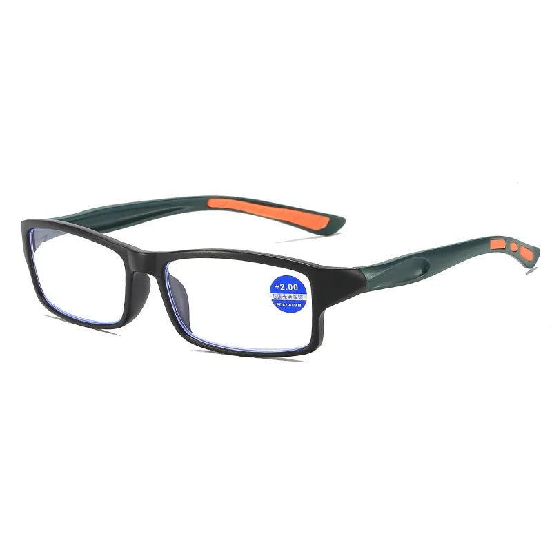 New Anti-Blue Light Reading Glasses for Men & Women – Fashion Sports Eyewear with Small Frame, Diopter +1.0 to +4.0