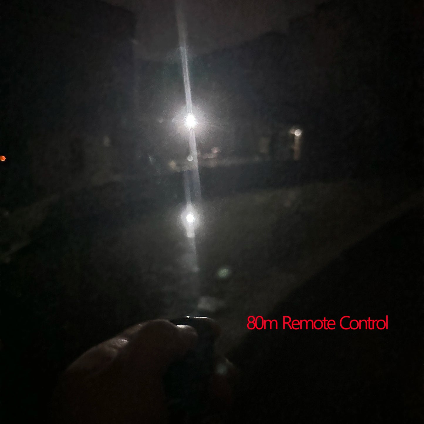 Donwof M3 Car and Motorcycle Strobe Light - Waterproof Wireless LED Flash Anti-Collision Warning Lamp with Remote Control for Cars and Bikes