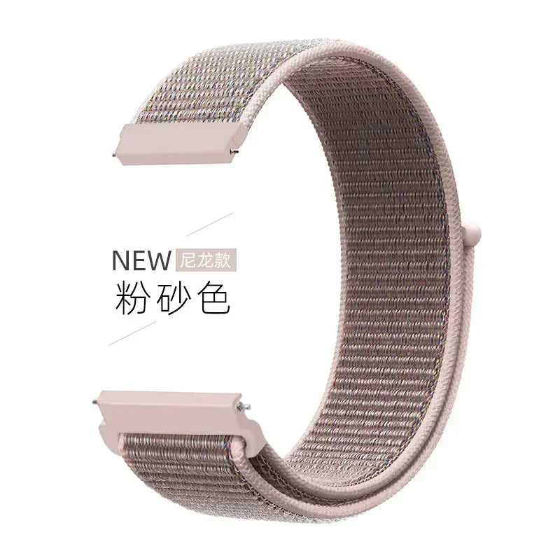 Nylon Loop Replacement Strap for NORTH EDGE APACHE-46 Smartwatch – Sport Bracelet Watchband Correa Replacement Band for APACHE 46