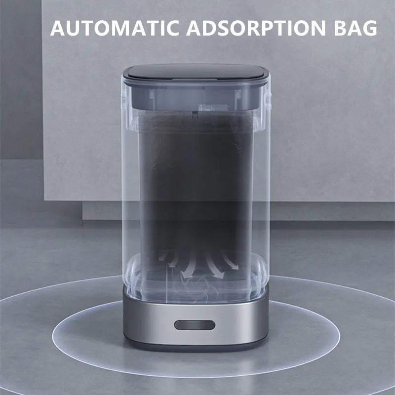 13L Smart Automatic Trash Can — Large Capacity Electric Rubbish Bin for Bathroom, Kitchen & Home