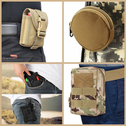 Military Gear Waist Bag: Tactical Molle Pouch for Men - Camping & Hunting Phone Accessories - Army EDC Pack & Fanny Pack Essential