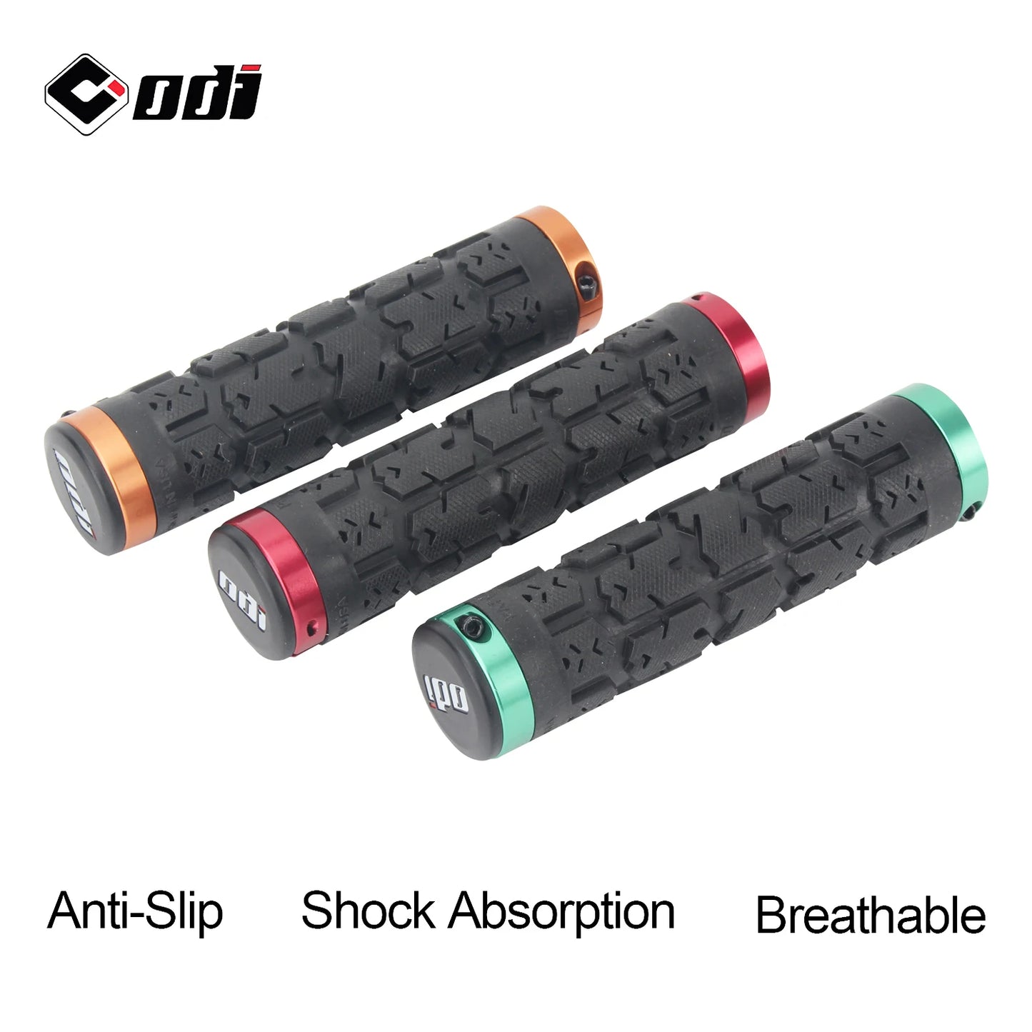 ODI RG01 Bicycle Handlebar Grips – Anti-Slip Lock-On Shock Absorbing MTB & Road Bike Grips