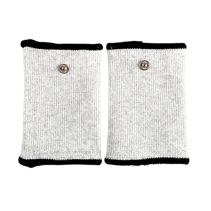 Conductive Silver Fiber Electrode Gloves & Socks – Muscle Stimulator TENS Bracer for Hand & Foot Massage