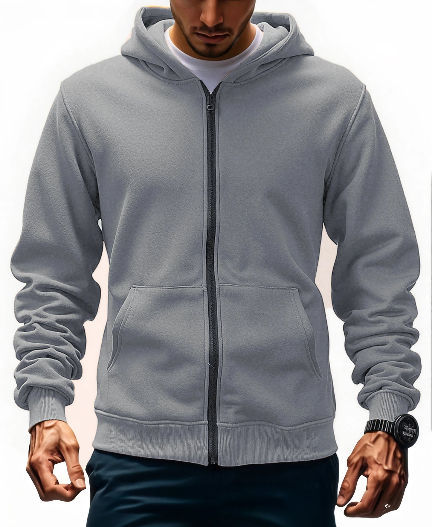 Autumn/Winter Loose Cotton Hoodie – Unisex Casual American Fashion Backpack Style