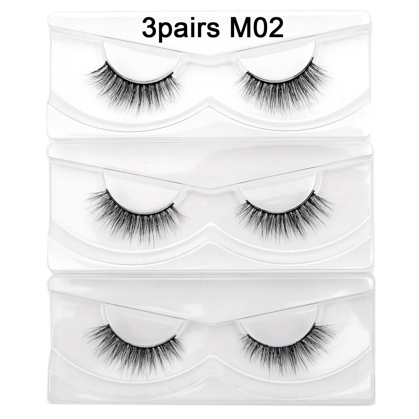 Visofree 13mm 3D Mink Eyelashes – Natural Long Handmade Cruelty-Free False Lashes for Makeup G04