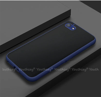 Matte Silicone iPhone SE Case - Translucent Rubber Cover for iPhone SE 2020/2022, 7/8 & Plus Models