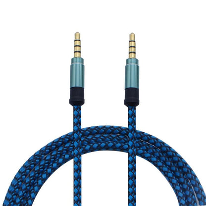 NNBILI 1.5M 3.5mm Audio Cable - Nylon Braid AUX Cable for Phone, MP3, Car Headset & Speaker Extension