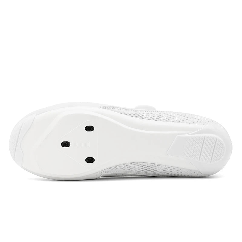 Men’s Speed Cycling Shoes — Road, SPD Cleat & Flat Pedal Bike Shoes, White
