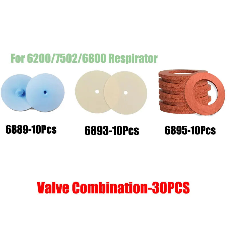 2–20pcs Inhalation Port Gaskets – Replacement for 3M 6000 & 7800S Series Respirators (6895/6893/6889)
