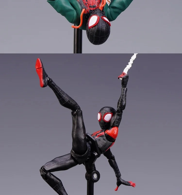 Miles Morales Spider-Man Action Figure — Into the Spider-Verse Collectible Toy for Kids Gift