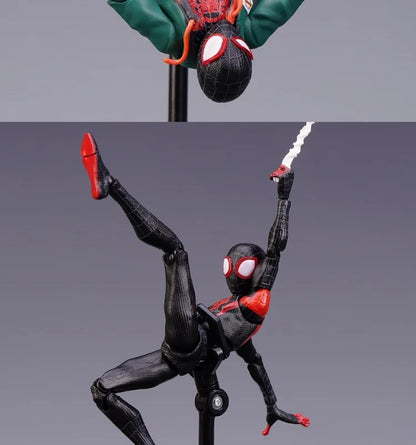 Miles Morales Spider-Man Action Figure — Into the Spider-Verse Collectible Toy for Kids Gift