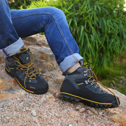 Men’s Hiking & Mountain Climbing Shoes – Outdoor Sneakers, Casual Fashion Snow Boots