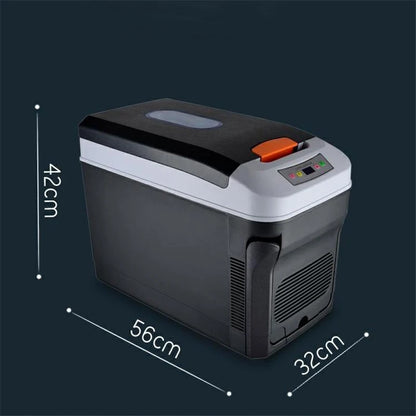 35L Mini Car Refrigerator with Freezer – DC12/DC24V Dual-Use Portable Fridge for Home, Camping, Truck & Caravan