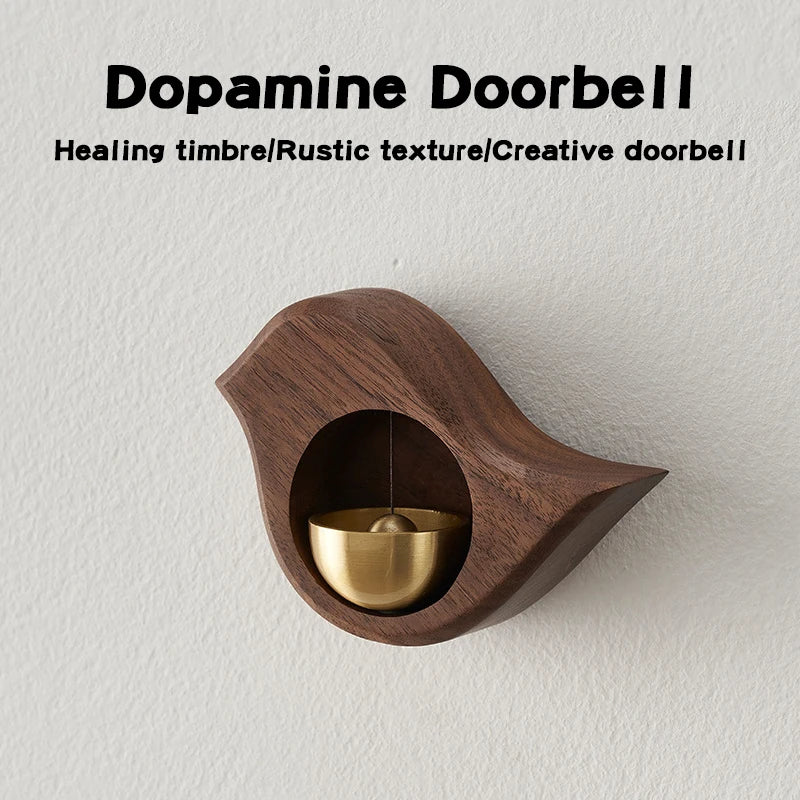Wooden  Wind Chime Door Bell – Home & Room Decor, Front Door Reminder Bell