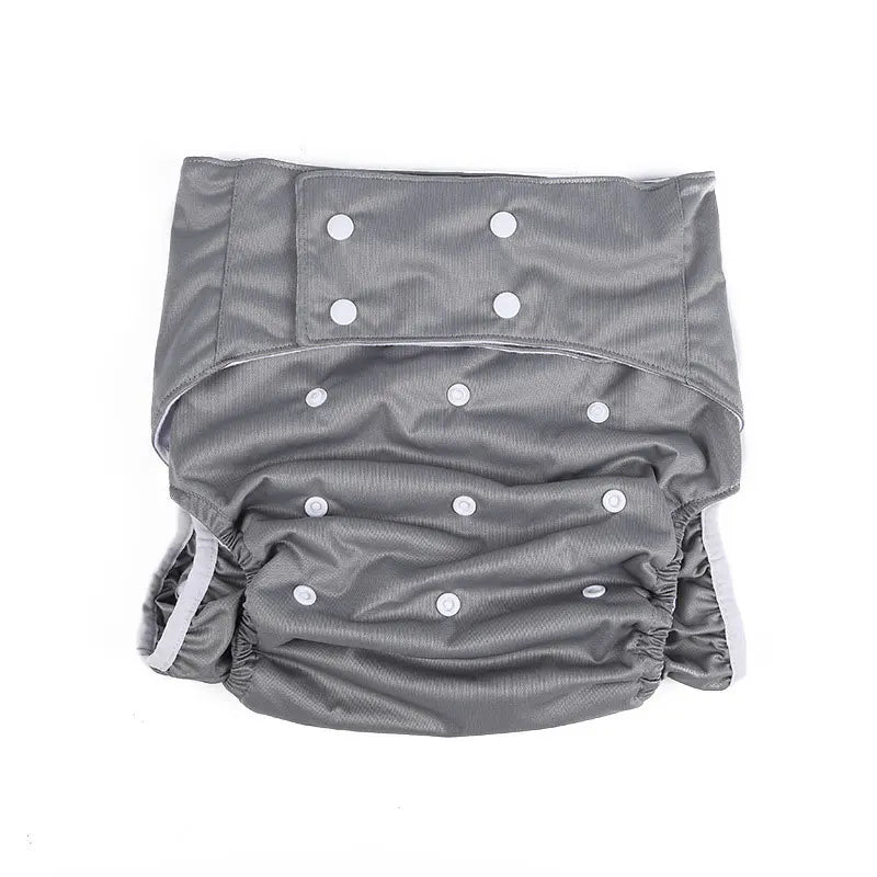 Adjustable Reusable Adult Diaper – Washable Waterproof Breathable Incontinence Pants for Elderly & Disabled