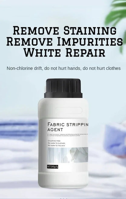 110-250g White Clothes Oxygen Bleach — Laundry Stain Remover, Oil Stain Cleaner & Whitening Detergent for Clothing