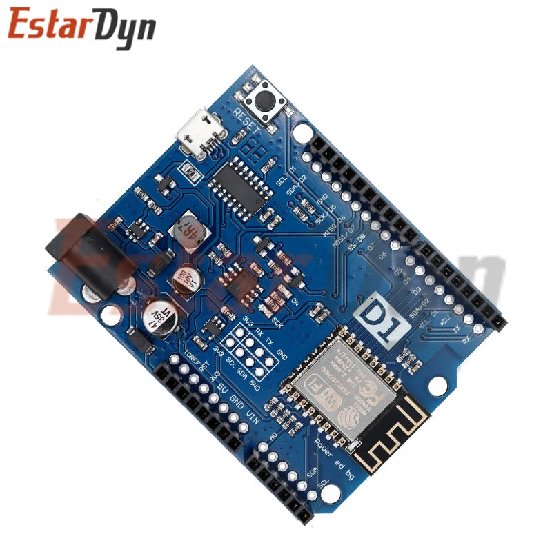 WeMos D1 R2 ESP8266 WiFi Development Board - Arduino UNO Compatible Module for NodeMCU Projects